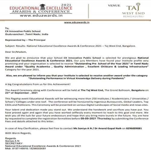 Skill Development Award Ceremony